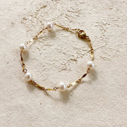 5 Pearl Link Bracelet