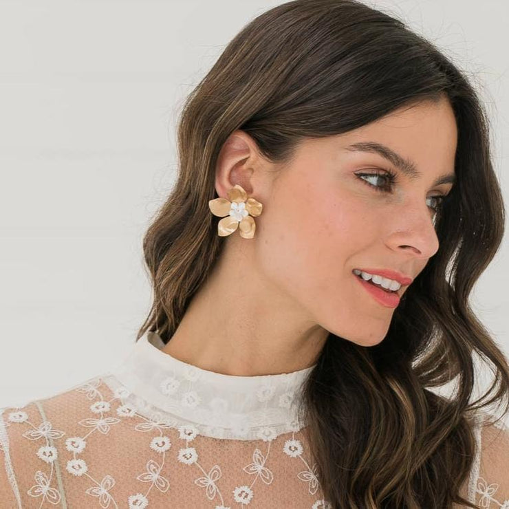 Gold Leaf Earrings | Clothing for Women | Ali Madi Boutique