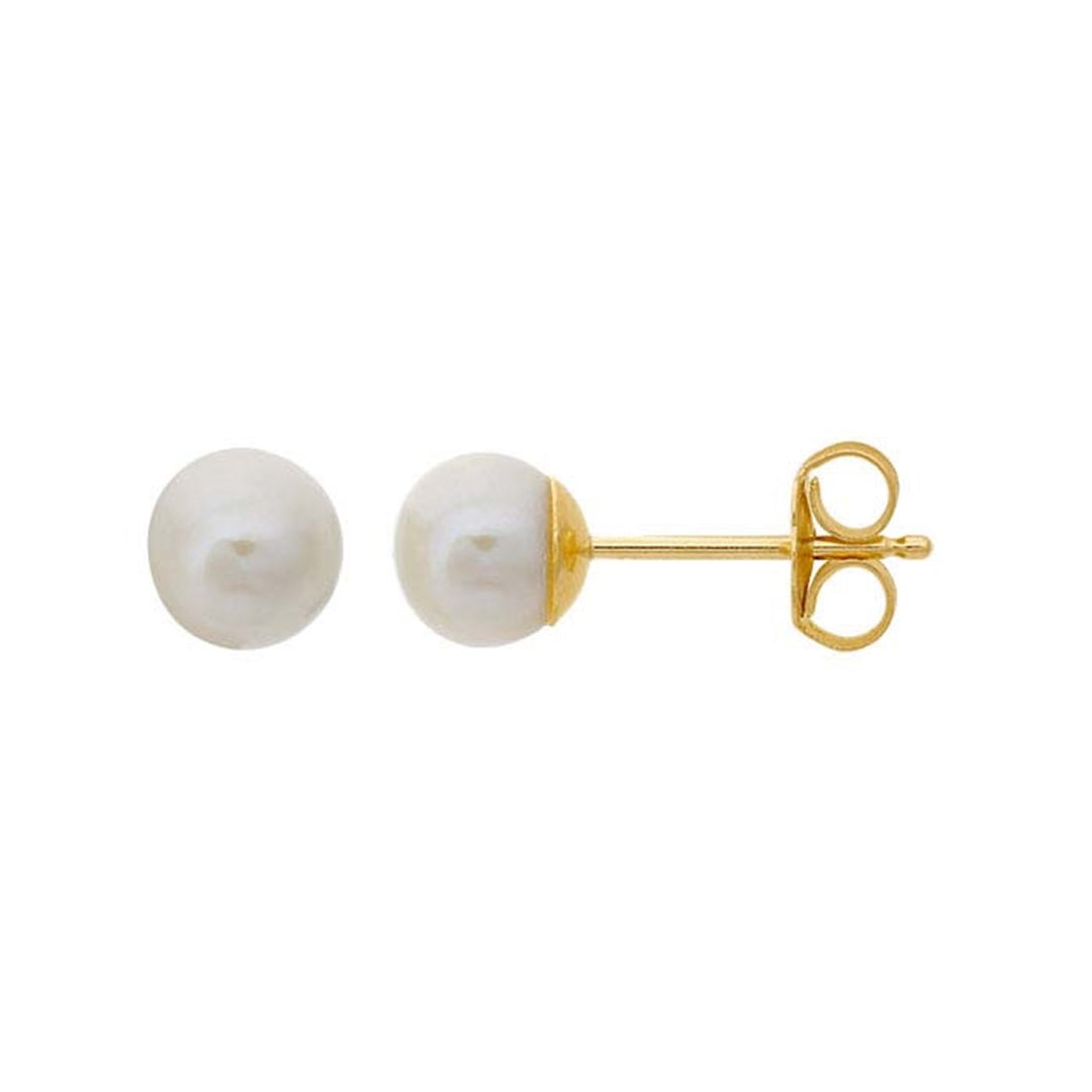 Real shops 14K gold and Pearls Earrings